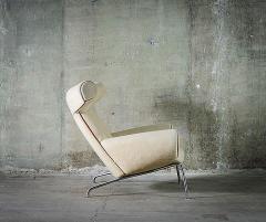 Hans Wegner Hans Wegner Ox Chair in White Mohair - 423588