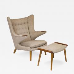 Hans Wegner Hans Wegner Papa Bear Chair and Footstool - 175293