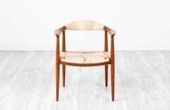 Hans Wegner Hans Wegner Round Teak Cane Armchair for Johannes Hansen - 3182257