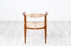 Hans Wegner Hans Wegner Round Teak Cane Armchair for Johannes Hansen - 3182259