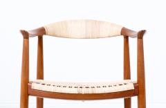Hans Wegner Hans Wegner Round Teak Cane Armchair for Johannes Hansen - 3182262