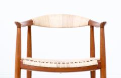 Hans Wegner Hans Wegner Round Teak Cane Armchair for Johannes Hansen - 3182262