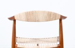 Hans Wegner Hans Wegner Round Teak Cane Armchair for Johannes Hansen - 3182264