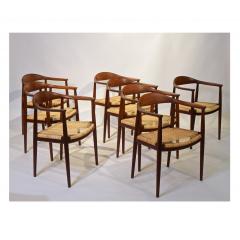 Hans Wegner Hans Wegner Set of eight 501 Teak Armchairs for Johannes Hansen - 3503165