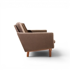 Hans Wegner Hans Wegner Style Mid Century Danish Teak 4 Seater Sofa - 4692522
