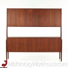 Hans Wegner Hans Wegner Style Mid Century Teak Sliding Door Buffet and Hutch - 3689770