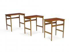 Hans Wegner Hans Wegner Teak and Oak Danish Nesting Side Tables - 882099