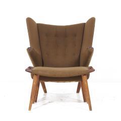 Hans Wegner Hans Wegner for AP Stolen AP19 Mid Century Papa Bear Chair and Ottoman - 3876019