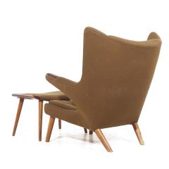 Hans Wegner Hans Wegner for AP Stolen AP19 Mid Century Papa Bear Chair and Ottoman - 3876023