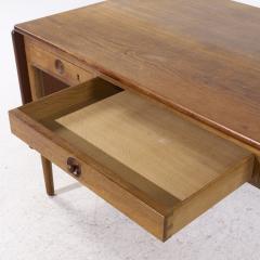 Hans Wegner Hans Wegner for Andreas Tuck AT 305 Mid Century Danish Teak Drop Side Desk - 4103960