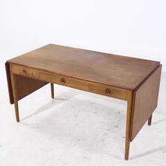 Hans Wegner Hans Wegner for Andreas Tuck AT 305 Mid Century Danish Teak Drop Side Desk - 4103961