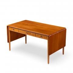 Hans Wegner Hans Wegner for Andreas Tuck AT 305 Mid Century Danish Teak Drop Side Desk - 4563520