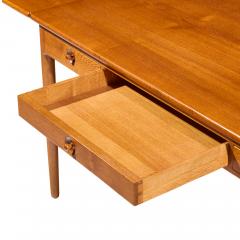 Hans Wegner Hans Wegner for Andreas Tuck AT 305 Mid Century Danish Teak Drop Side Desk - 4563523