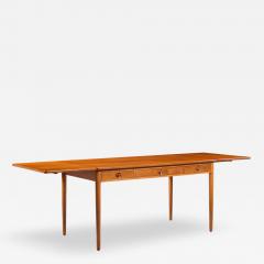Hans Wegner Hans Wegner for Andreas Tuck AT 305 Mid Century Danish Teak Drop Side Desk - 4566222