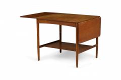 Hans Wegner Hans Wegner for Andreas Tuck Wooden Drop Leaf End Side Table - 2790069