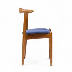 Hans Wegner Hans Wegner for Fritz Hansen Model 708 Danish Teak Dining Chairs Pair - 4422343