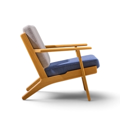 Hans Wegner Hans Wegner for Getama GE290 Mid Century Oak Lounge Chair - 4719917