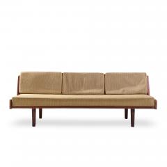 Hans Wegner Hans Wegner for Getama GE6 Mid Century Danish Teak and Cane Daybed Sofa - 4532393