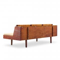 Hans Wegner Hans Wegner for Getama GE6 Mid Century Danish Teak and Cane Daybed Sofa - 4532394