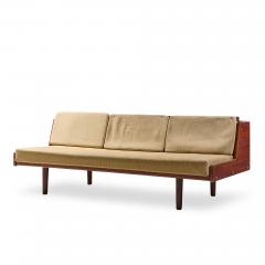 Hans Wegner Hans Wegner for Getama GE6 Mid Century Danish Teak and Cane Daybed Sofa - 4532395