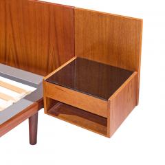Hans Wegner Hans Wegner for Getama Mid Century Danish Teak King Platform Bed with Nightstand - 4634914