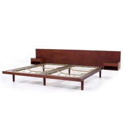 Hans Wegner Hans Wegner for Getama Midcentury Danish Teak King Platform Bed with Nightstands - 4123238