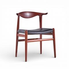 Hans Wegner Hans Wegner for Johannes Hansen Danish Cow Horn Dining Chairs Set of 6 - 4465165