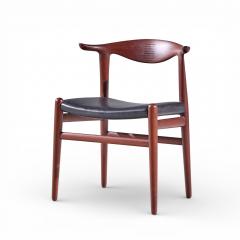 Hans Wegner Hans Wegner for Johannes Hansen Danish Cow Horn Dining Chairs Set of 6 - 4465170