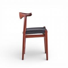 Hans Wegner Hans Wegner for Johannes Hansen Danish Cow Horn Dining Chairs Set of 6 - 4465171