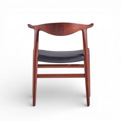 Hans Wegner Hans Wegner for Johannes Hansen Danish Cow Horn Dining Chairs Set of 6 - 4465172