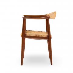 Hans Wegner Hans Wegner for Johannes Hansen JH 501 Cane and Teak Dining Chairs Set of 4 - 4531485