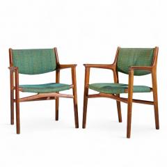 Hans Wegner Hans Wegner for Johannes Hansen JH515 Danish Teak Occasional Chairs Pair - 4414114