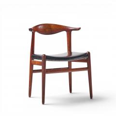 Hans Wegner Hans Wegner for Johannes Hansen Mid Century Cow Horn Dining Chairs Set of 8 - 4638061