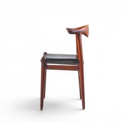 Hans Wegner Hans Wegner for Johannes Hansen Mid Century Cow Horn Dining Chairs Set of 8 - 4638068