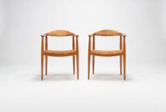 Hans Wegner Hans Wegner for Johannes Hansen The Chair Dining Chairs Set of Six in Oak 1960 - 4591778
