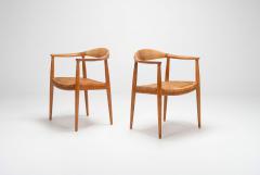 Hans Wegner Hans Wegner for Johannes Hansen The Chair Dining Chairs Set of Six in Oak 1960 - 4591779