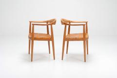 Hans Wegner Hans Wegner for Johannes Hansen The Chair Dining Chairs Set of Six in Oak 1960 - 4591780
