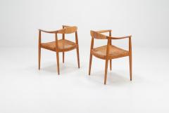 Hans Wegner Hans Wegner for Johannes Hansen The Chair Dining Chairs Set of Six in Oak 1960 - 4591782