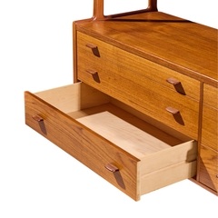 Hans Wegner Hans Wegner for Ry M bler Mid Century Danish Teak Credenza and Hutch - 4733871