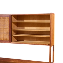 Hans Wegner Hans Wegner for Ry M bler RY 20 Danish Teak Rattan Highboard Credenza Hutch - 4717507