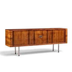 Hans Wegner Hans Wegner for Ry M bler RY 25 President Mid Century Rosewood Credenza Hutch - 4733245