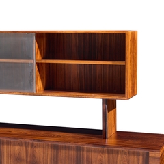 Hans Wegner Hans Wegner for Ry M bler RY 25 President Mid Century Rosewood Credenza Hutch - 4733249