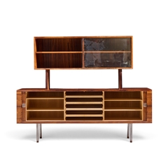 Hans Wegner Hans Wegner for Ry M bler RY 25 President Mid Century Rosewood Credenza Hutch - 4733252