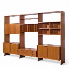 Hans Wegner Hans Wegner for Ry Mobler RY 100 Mid Century Danish Teak 3 Bay Modular Wall Unit - 4226451