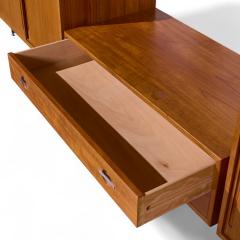 Hans Wegner Hans Wegner for Ry Mobler RY 100 Mid Century Danish Teak 3 Bay Modular Wall Unit - 4226454