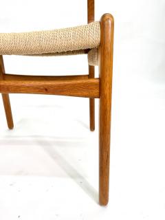 Hans Wegner Hans Wegner teak CH23 chairs in danish cord by Carl Hansen Set of Six - 3151189