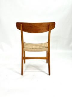 Hans Wegner Hans Wegner teak CH23 chairs in danish cord by Carl Hansen Set of Six - 3151190