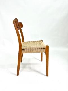 Hans Wegner Hans Wegner teak CH23 chairs in danish cord by Carl Hansen Set of Six - 3151192