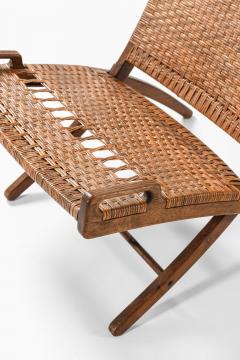 Hans Wegner JH 512 Folding Chair in Cane and Oak by Hans Wegner 1950 - 4758869