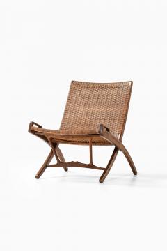 Hans Wegner JH 512 Folding Chair in Cane and Oak by Hans Wegner 1950 - 4760394